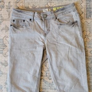 Gray Low-rise Skinny Jeans